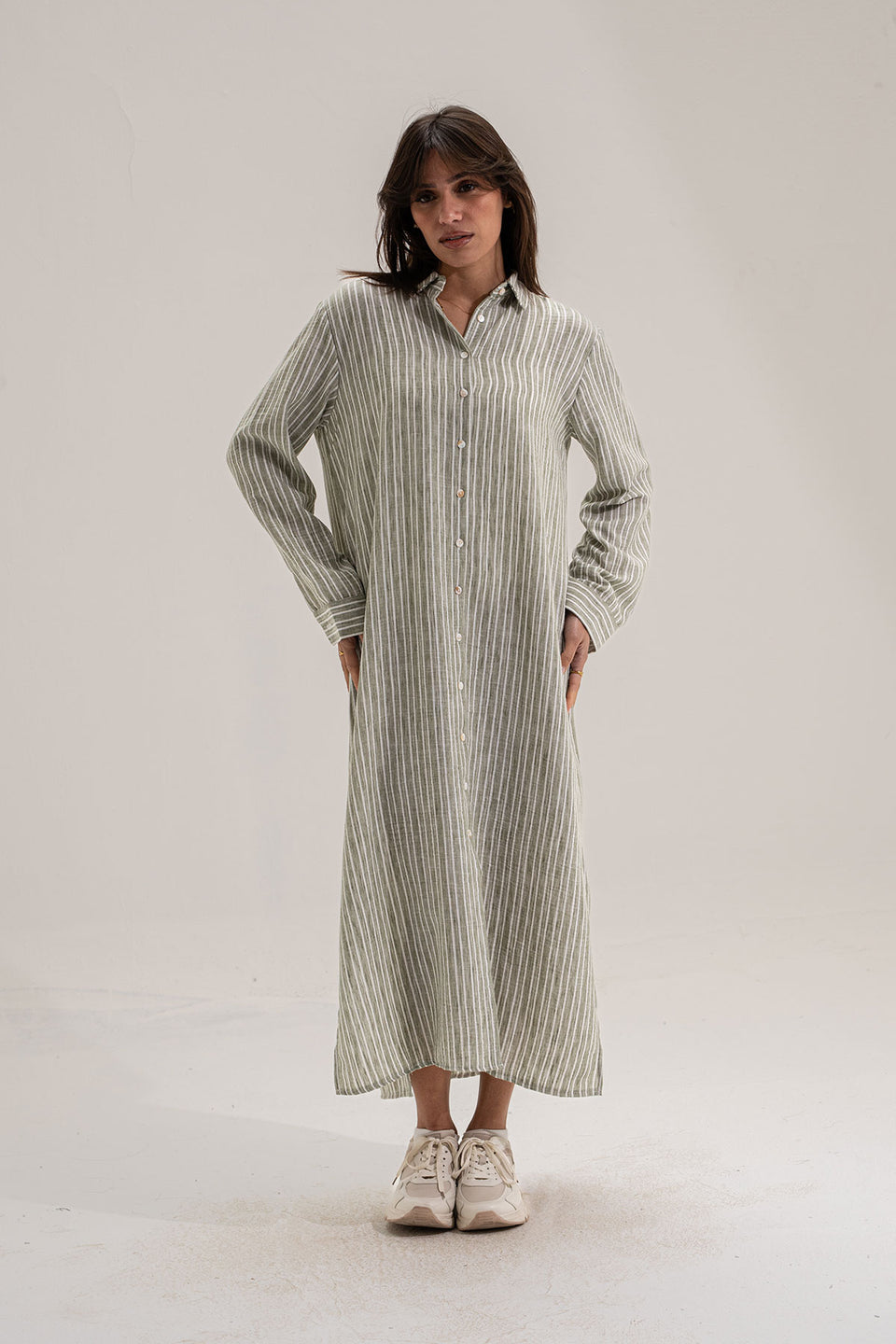 Bestag Striped Mini Dress
