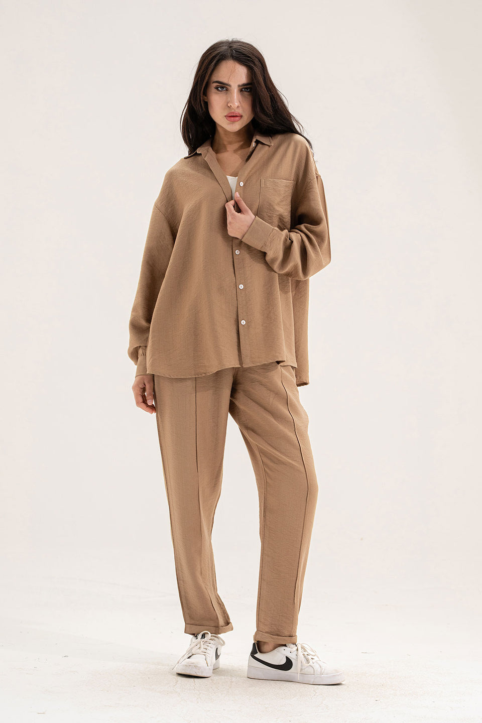 Camel Linen Comfort Set