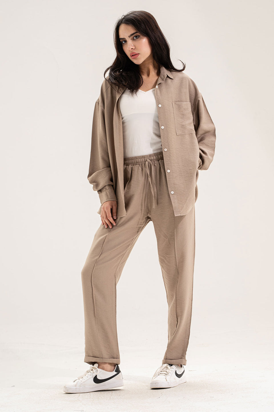 Coffe Linen Comfort Set