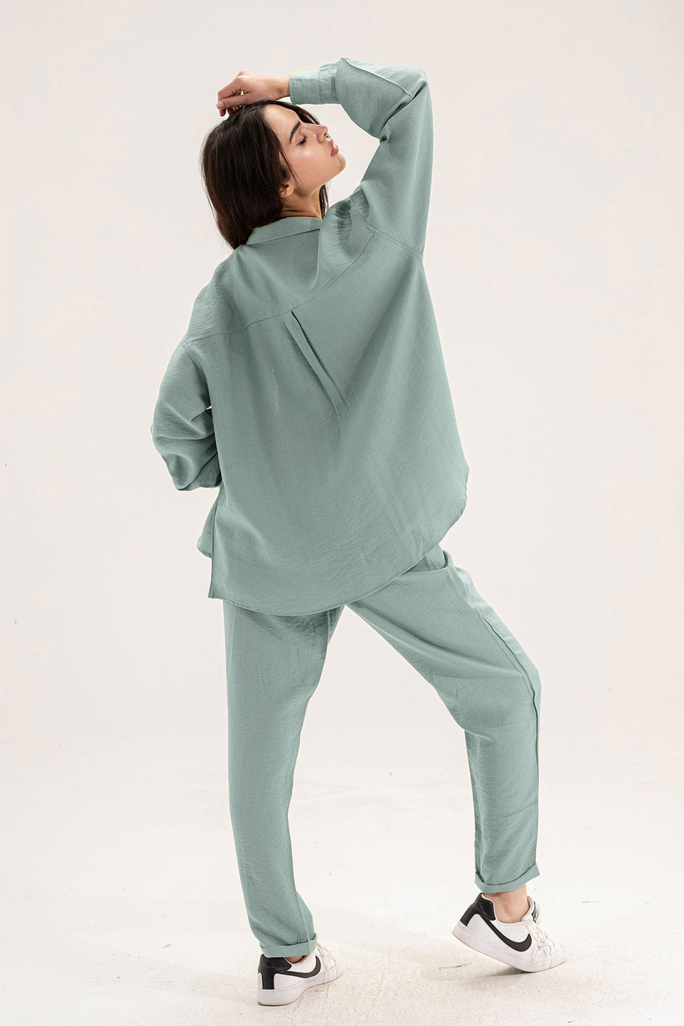 Mint Linen Comfort Set