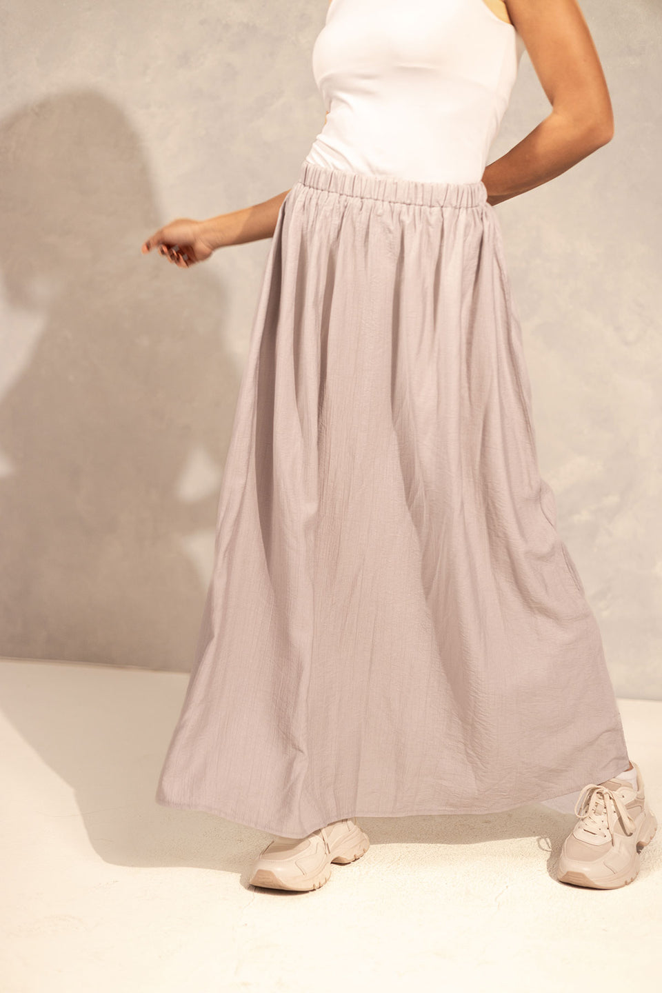 Grey Comfy Skirt