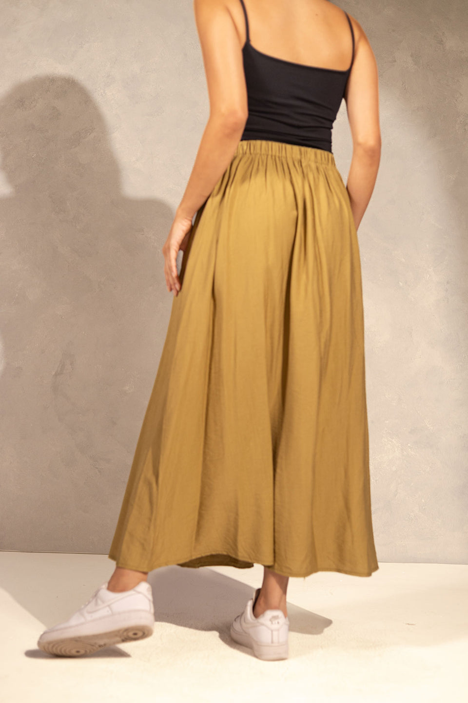 Olive Comfy Skirt