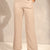 Beige Glitter Summer Pants