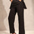 Black Glitter Summer Pants