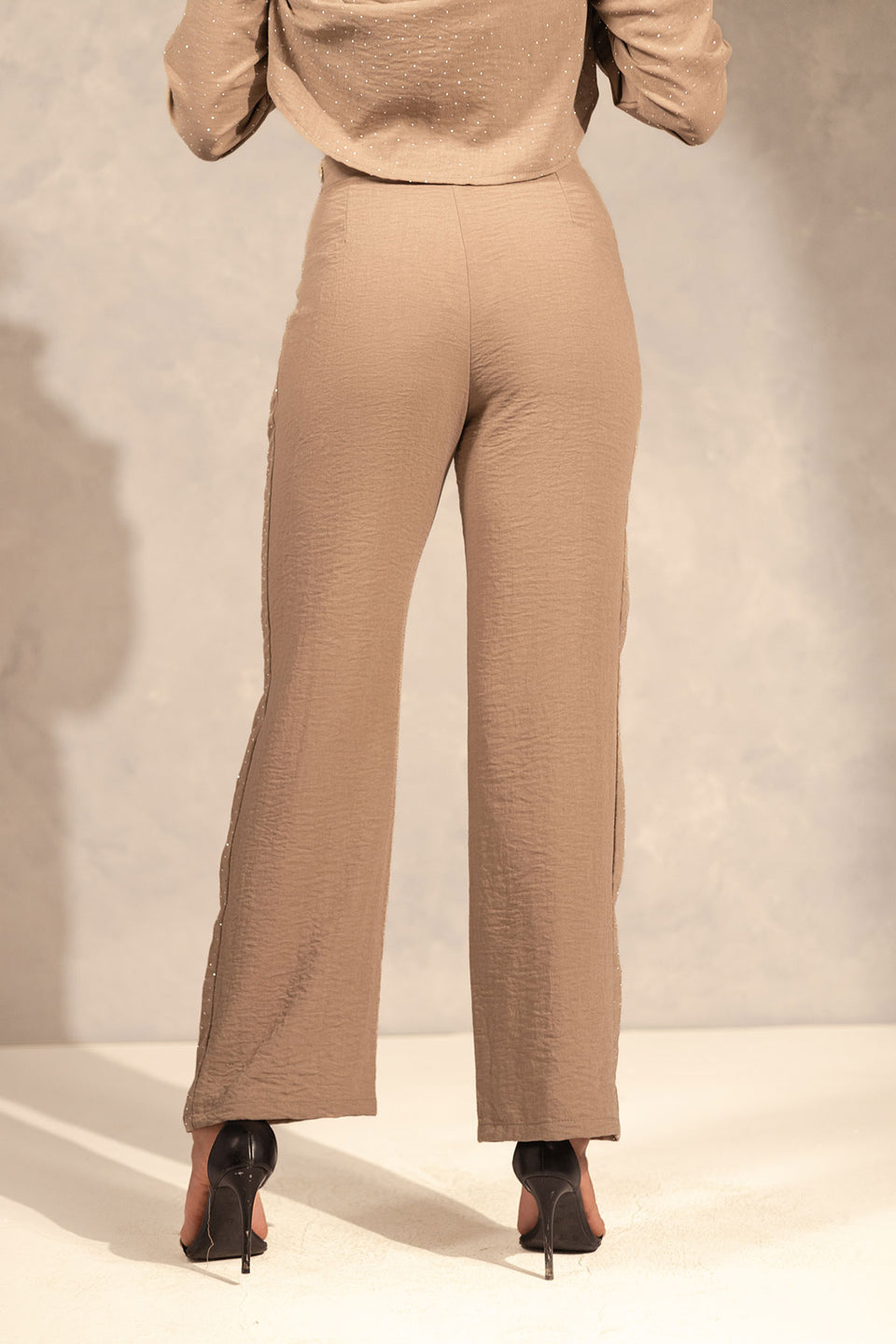 Coffe Glitter Summer Pants