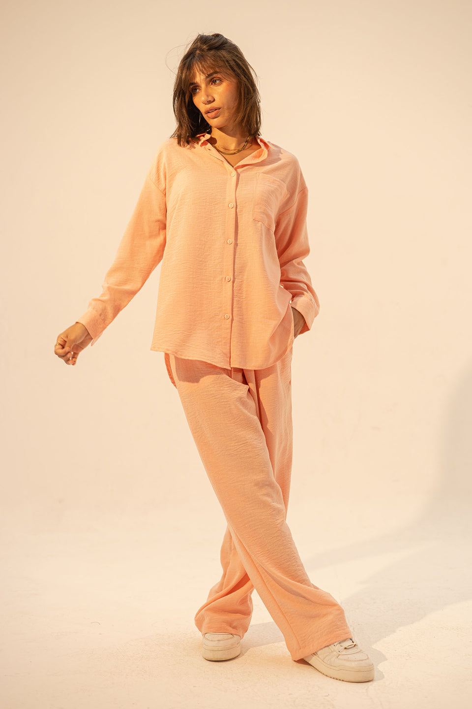 Rose Linen Summer Comfort Pants