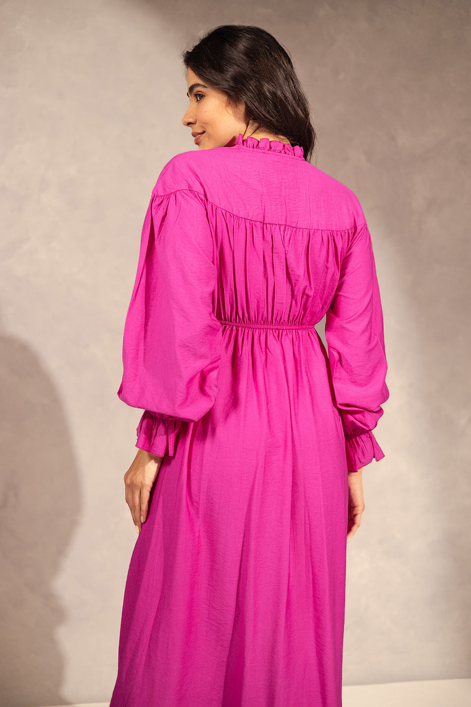 Purple Ruffles Summer Dress