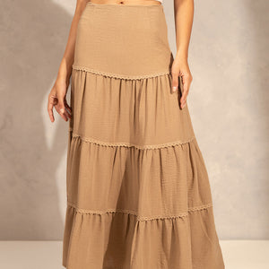 Coffe Comfort Summer Skirt