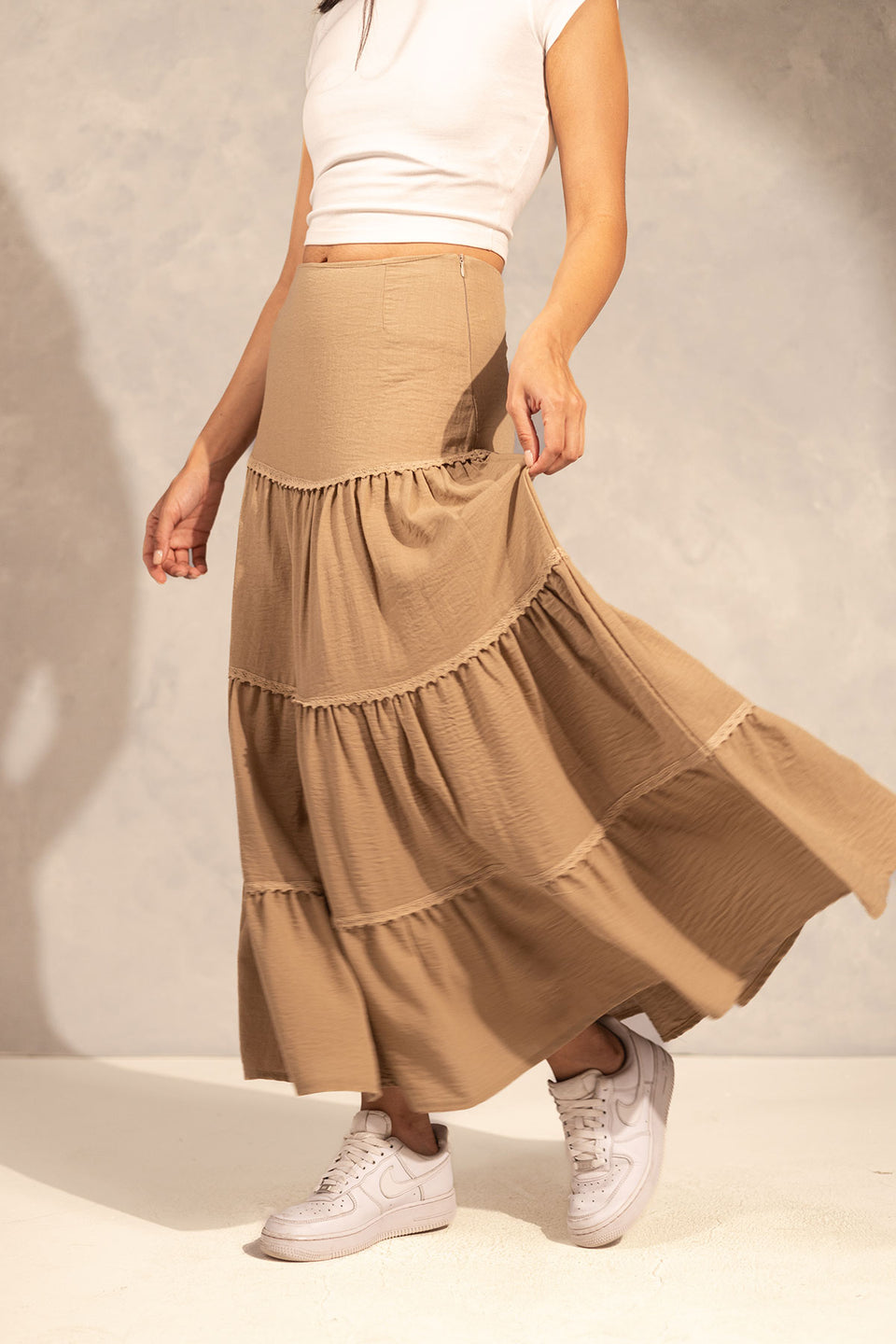 Coffe Comfort Summer Skirt