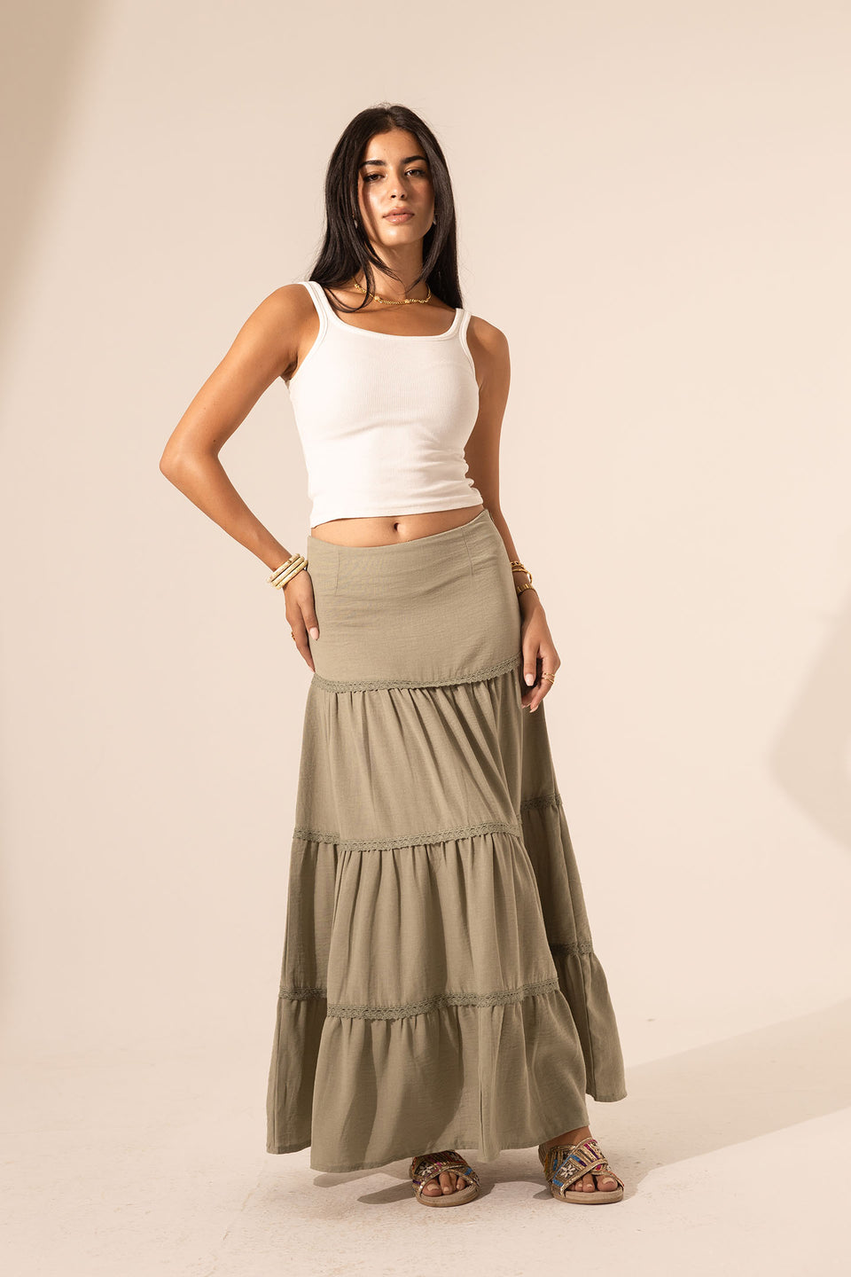 Mint Comfort Summer Skirt