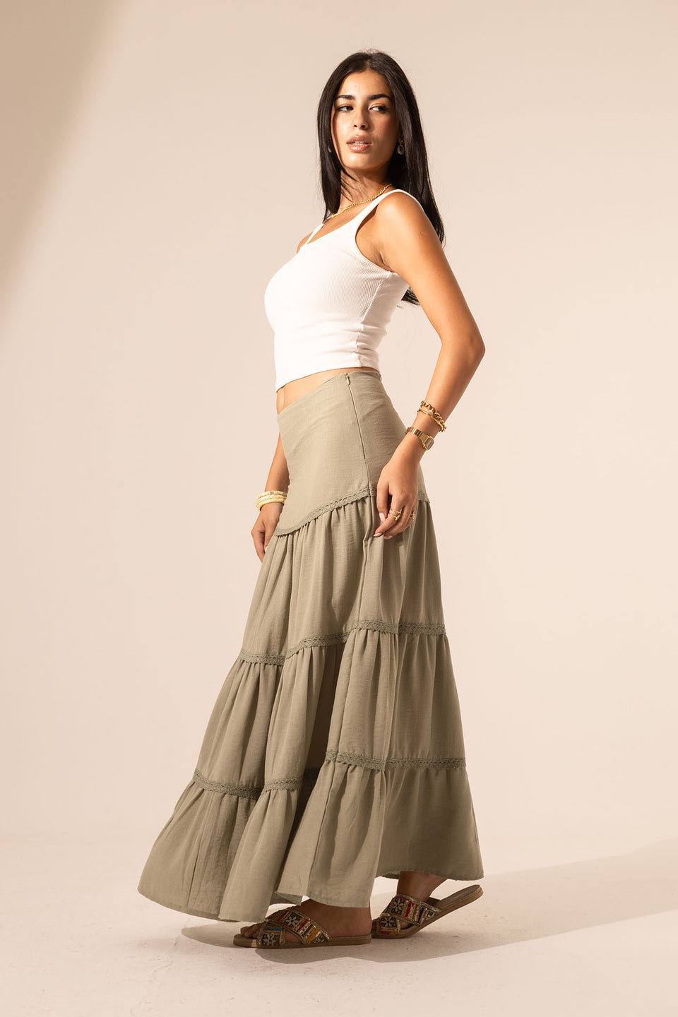 Mint Comfort Summer Skirt