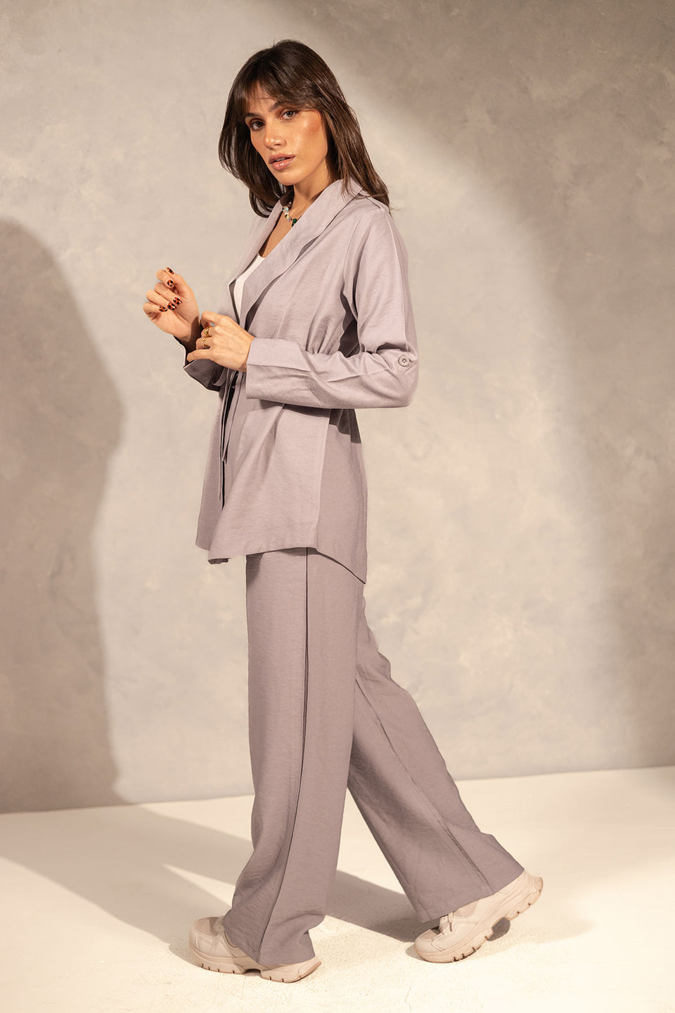 Grey Chic Tied Summer Set