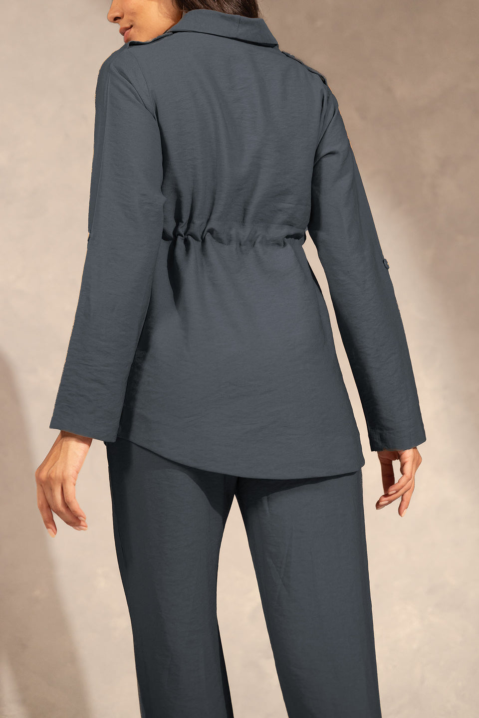 Navy Chic Tied Summer Set