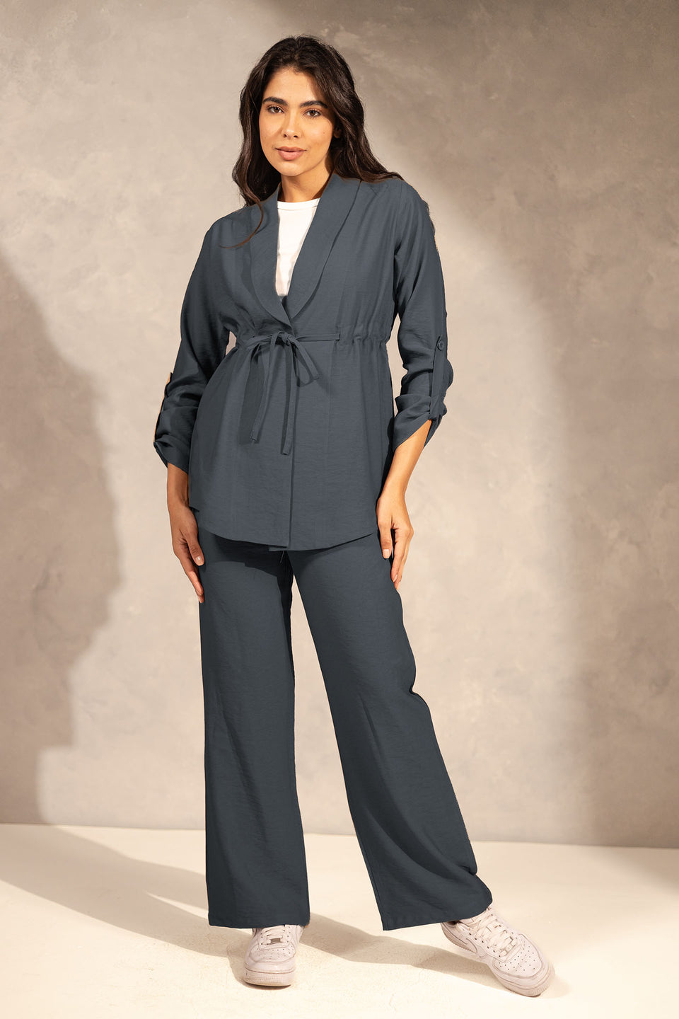 Navy Chic Tied Summer Set
