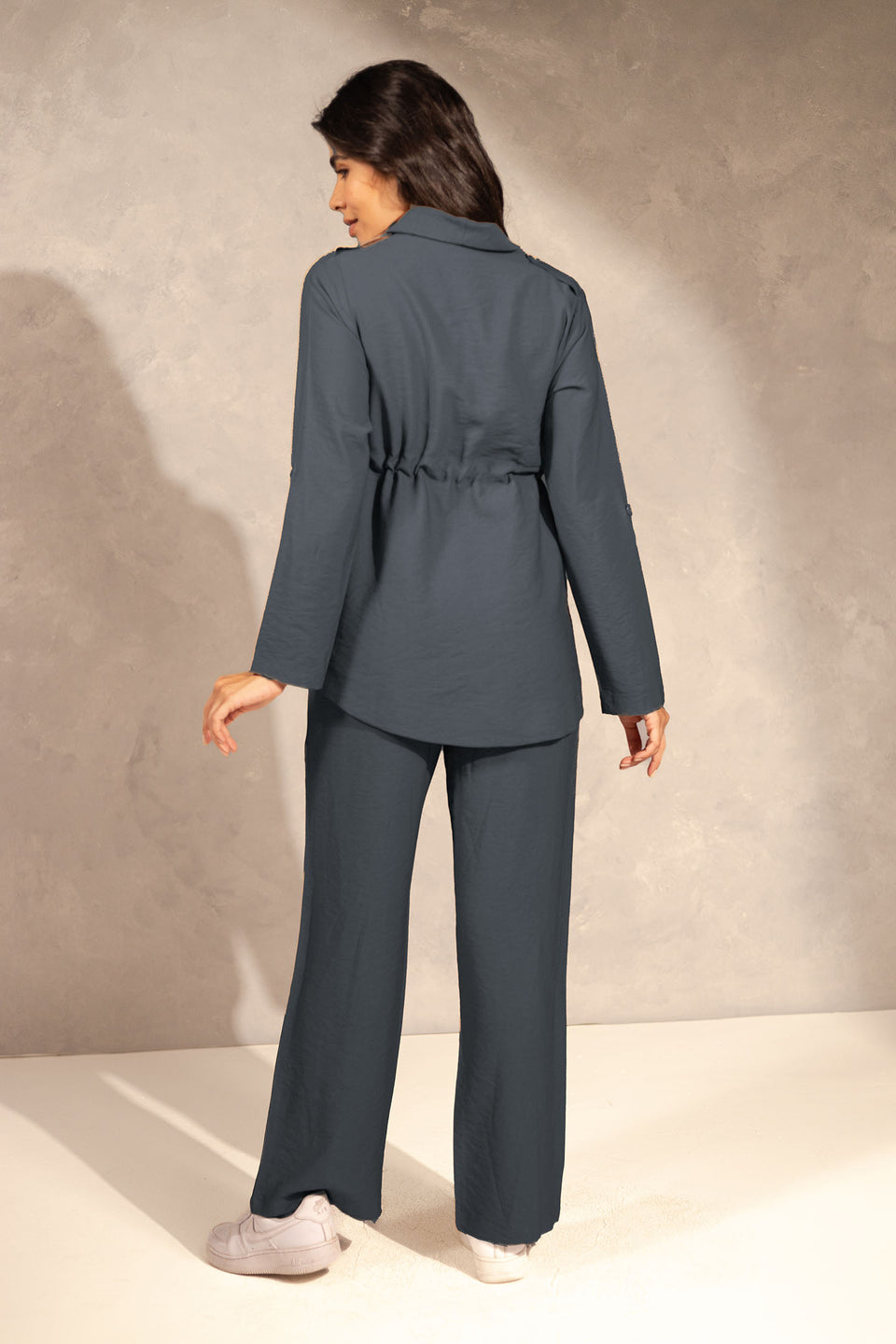 Navy Chic Tied Summer Set