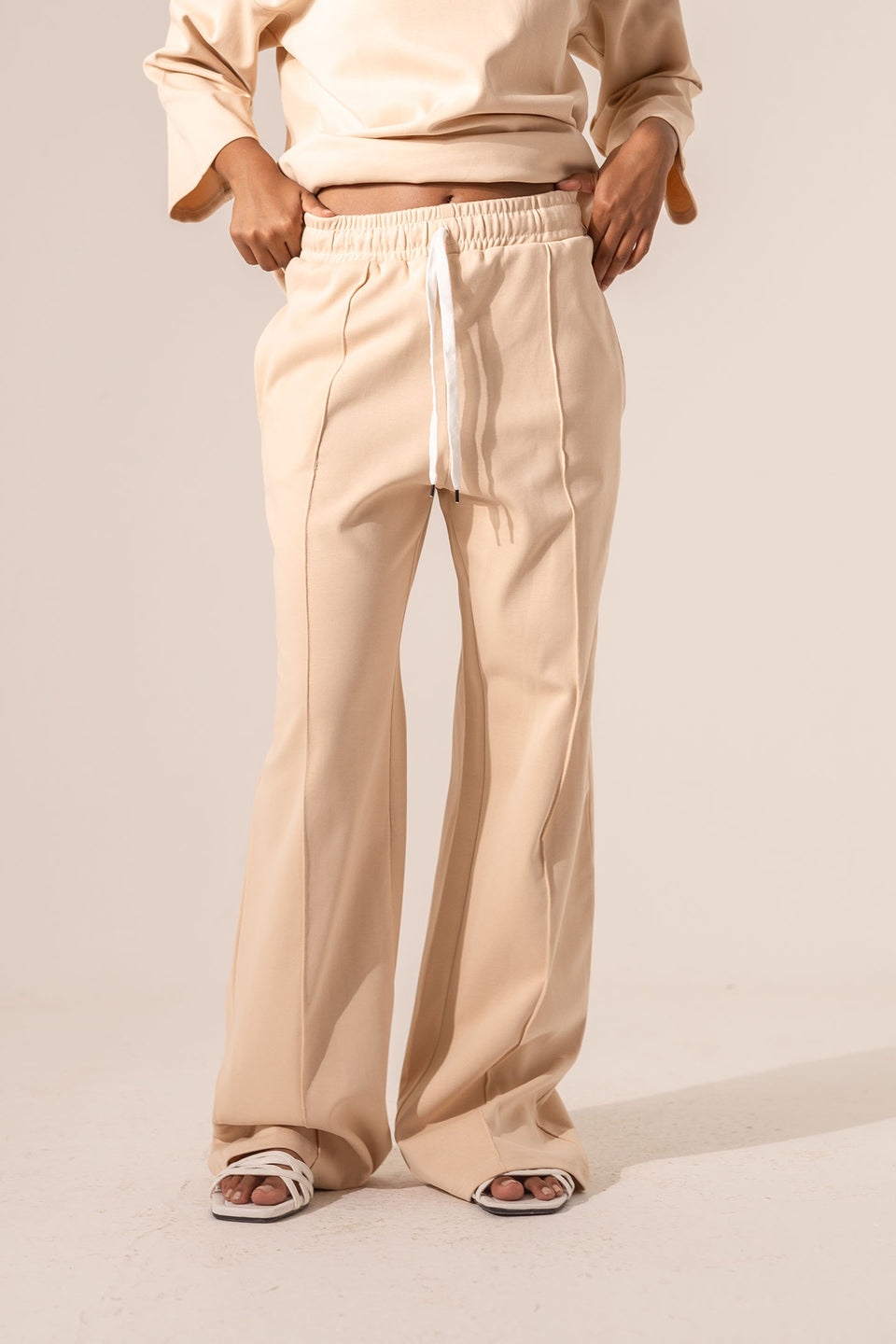 Beige Comfort Summer Pants