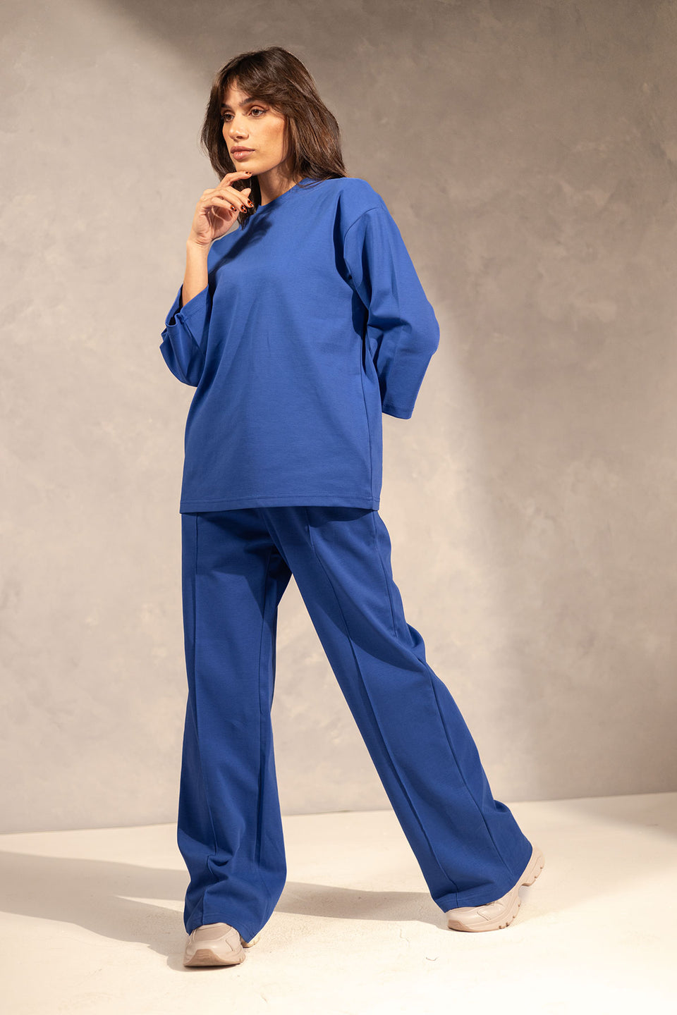 Blue Comfort Summer Pants