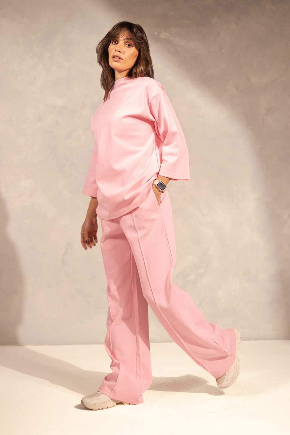 Pink Comfort Summer Pants