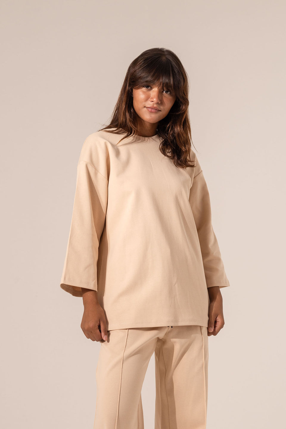 Beige Comfort Summer T-shirt