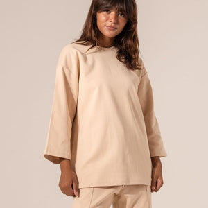 Beige Comfort Summer T-shirt