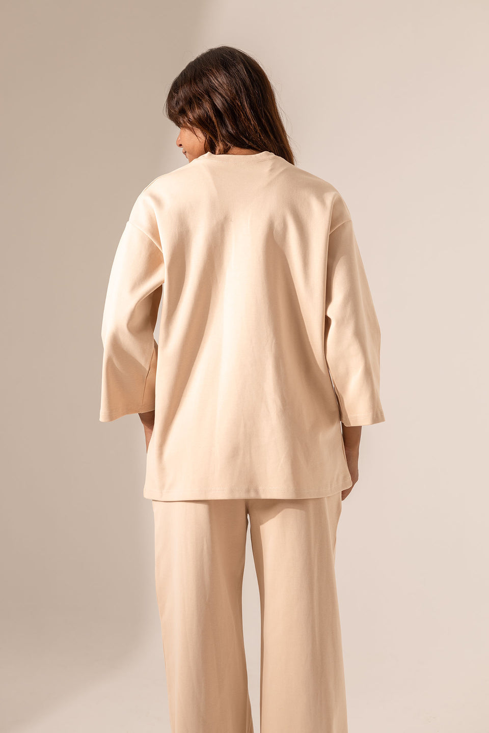 Beige Comfort Summer T-shirt