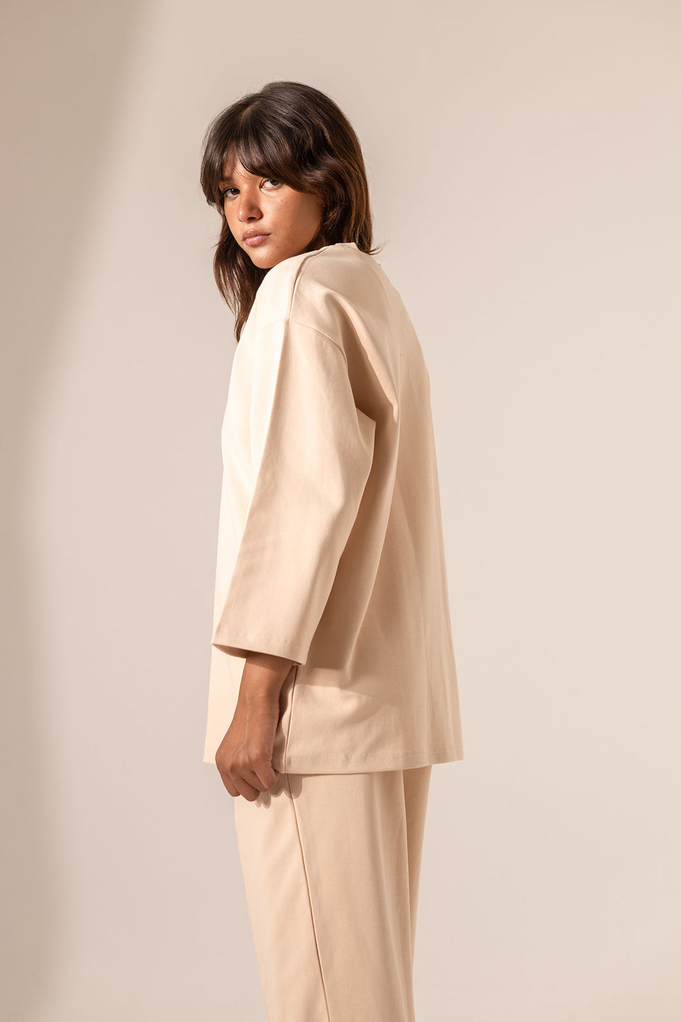 Beige Comfort Summer T-shirt