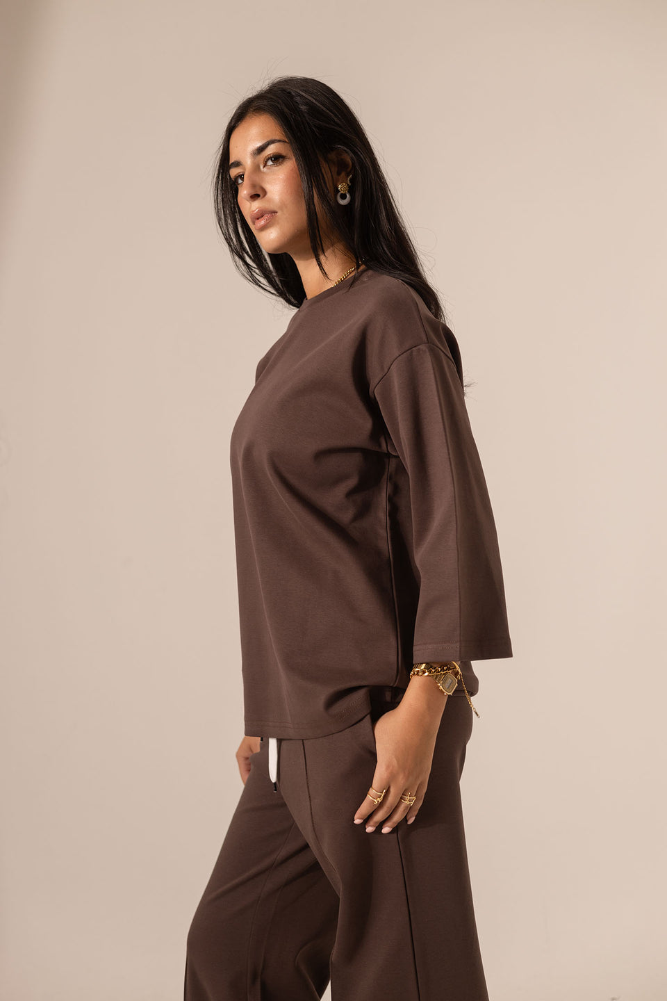 Brown Comfort Summer T-shirt