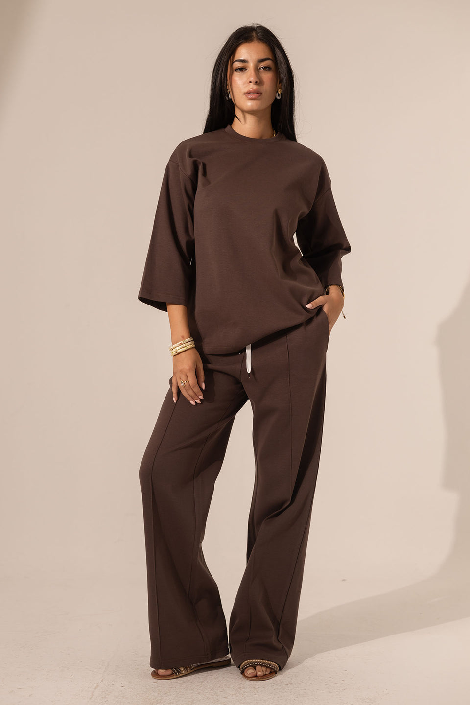 Brown Comfort Summer T-shirt