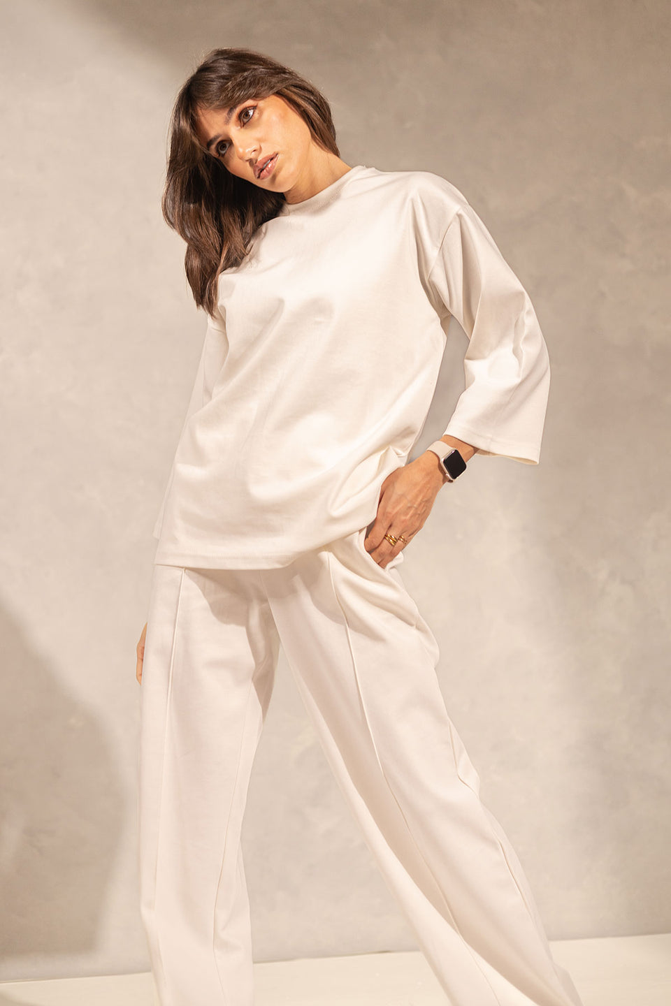 White Comfort Summer T-shirt