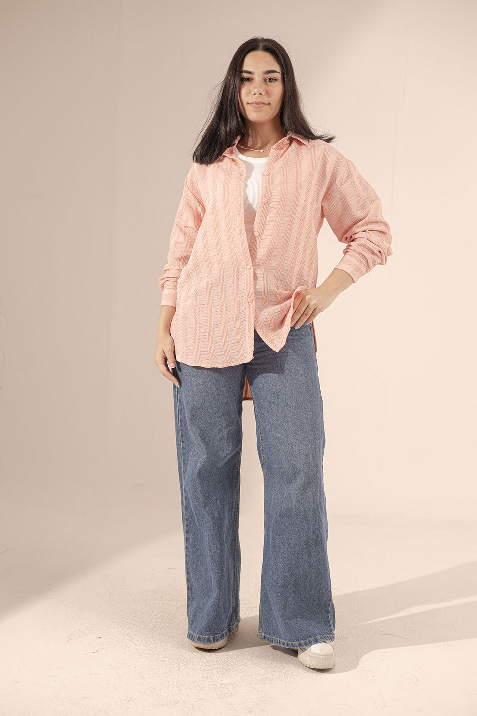 Pink Patterned Comfort Shirt