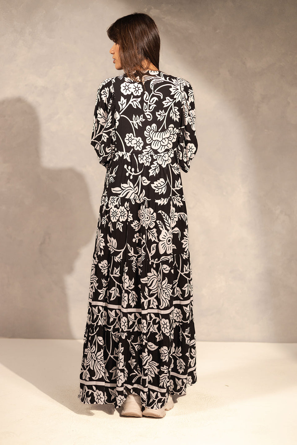 Black Patterned Dress