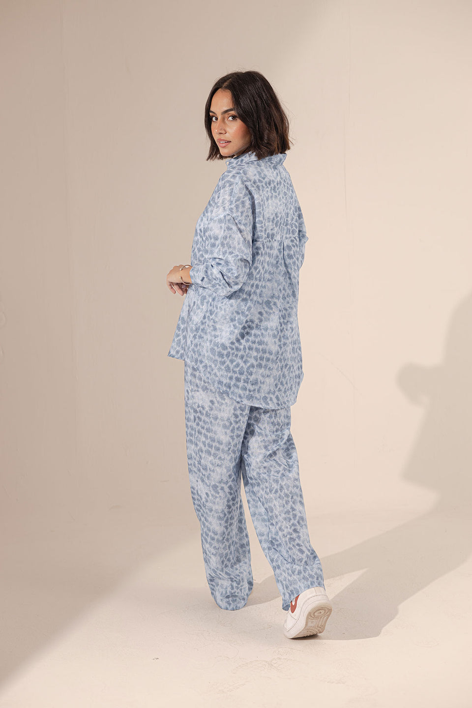 Blue Patterned Comfort Shirt