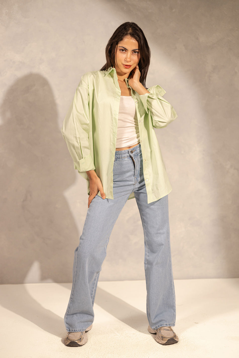 Mint Long Sleeves Shirt