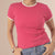 Pink Round Neck Basic
