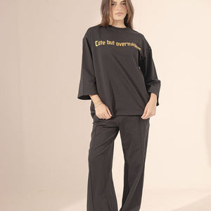 Black Printed Cotton Set