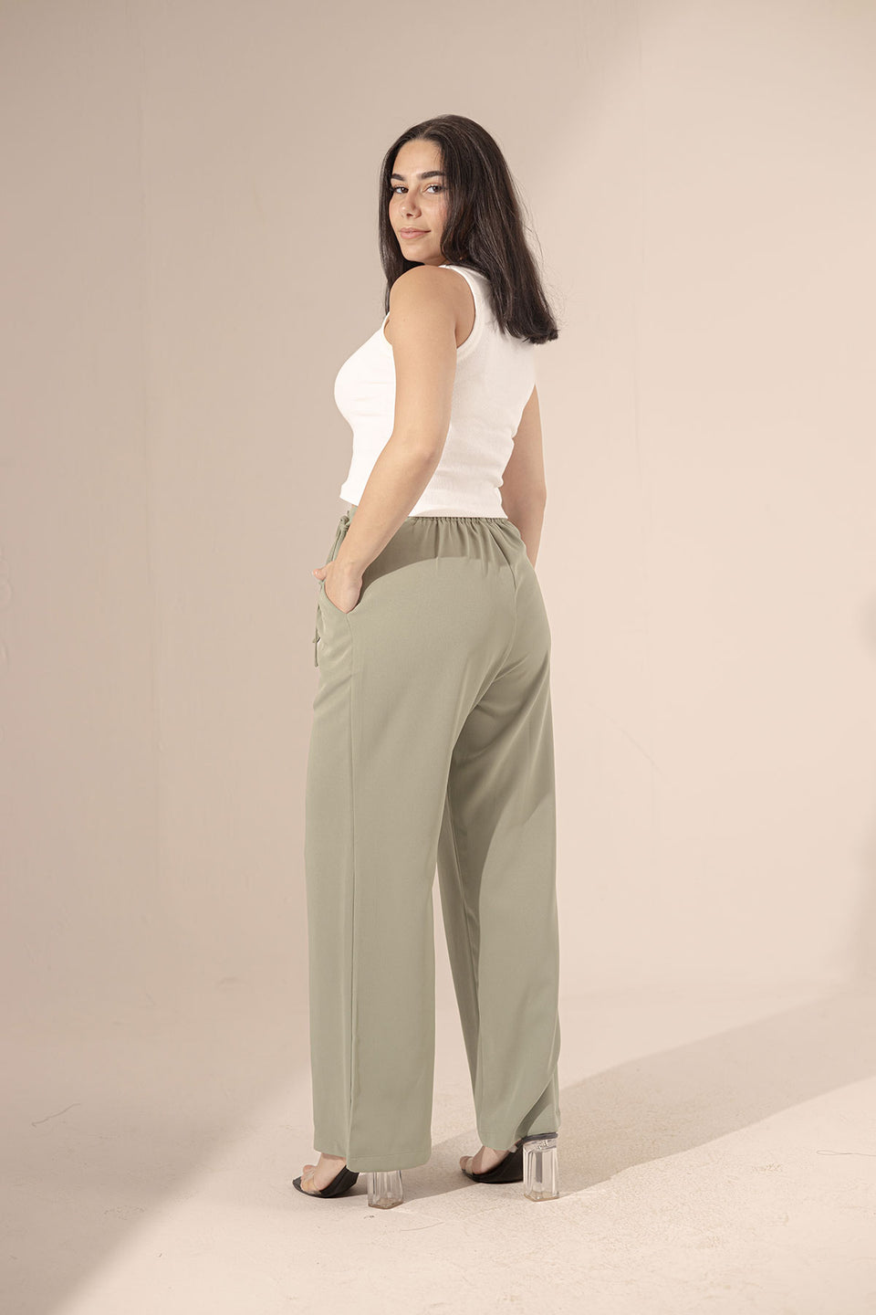 Bestag Tied Wide-Leg Pants