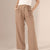 Coffe Tied Wide-Leg Pants