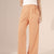 Orange Tied Wide-Leg Pants
