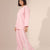 Pink Lines Cotton Set