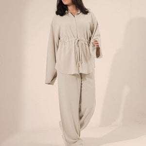 Bestag Pure Linen Tied Set