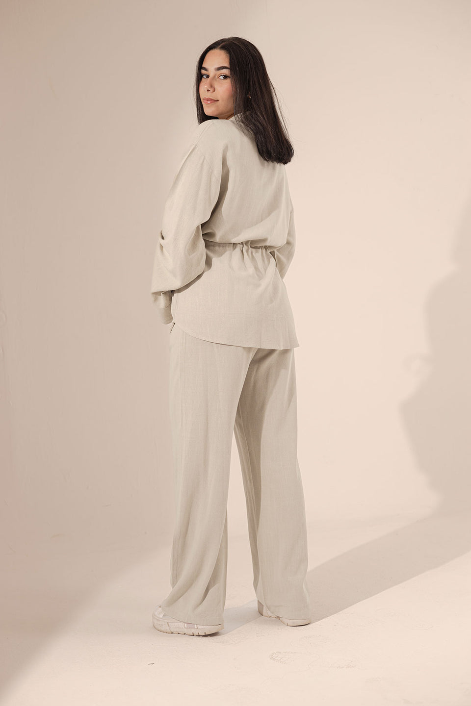 Bestag Pure Linen Tied Set