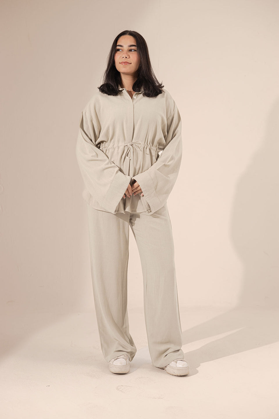 Bestag Pure Linen Tied Set