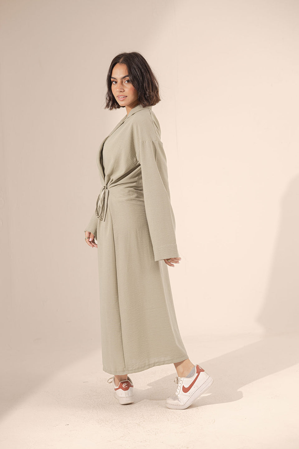 Bestag Wrap Linen Summer Dress