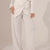 White Srtiped Linen Pants