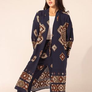 Navy Summer Patterned Set