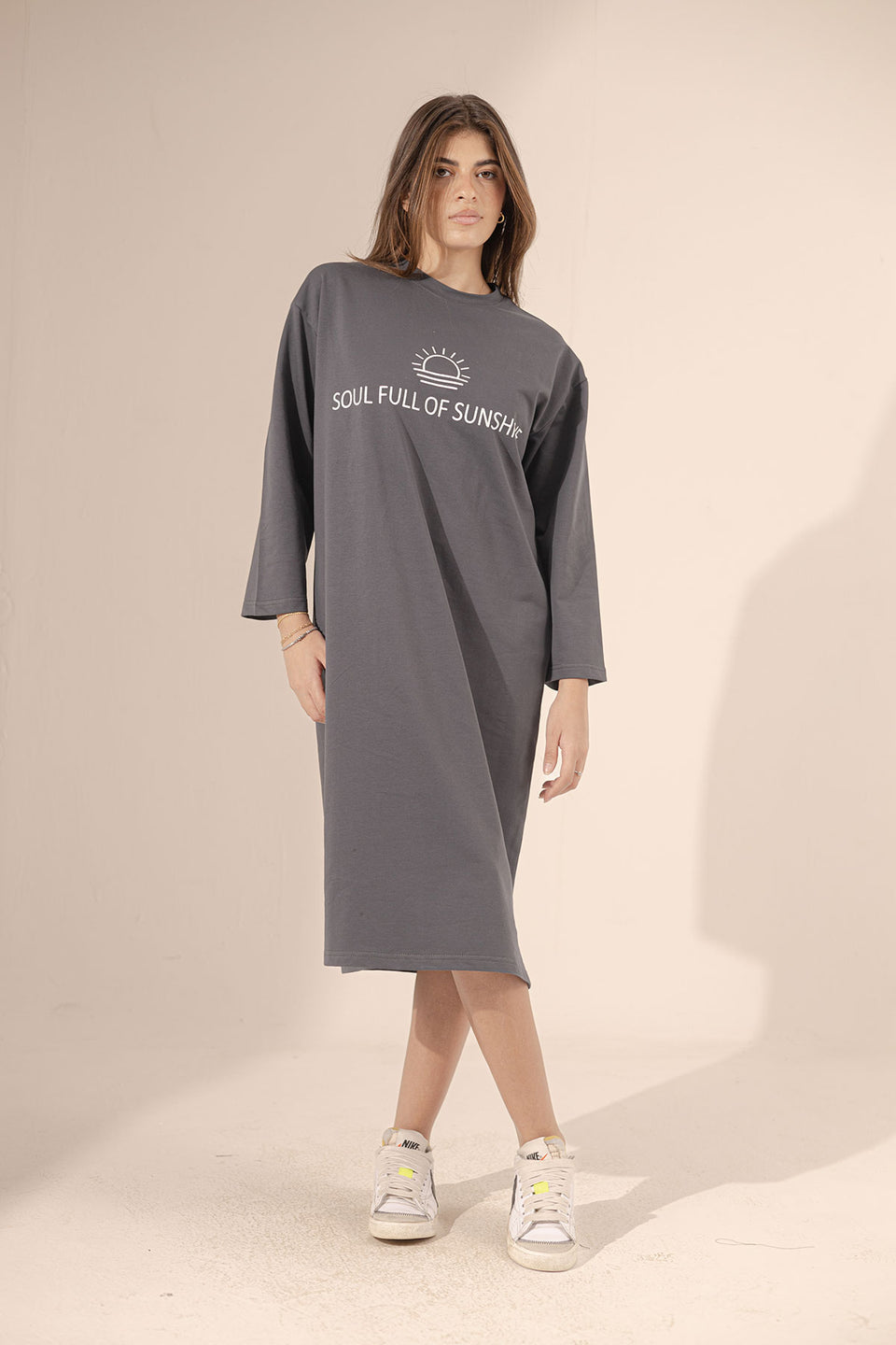 Grey Long T-shirt