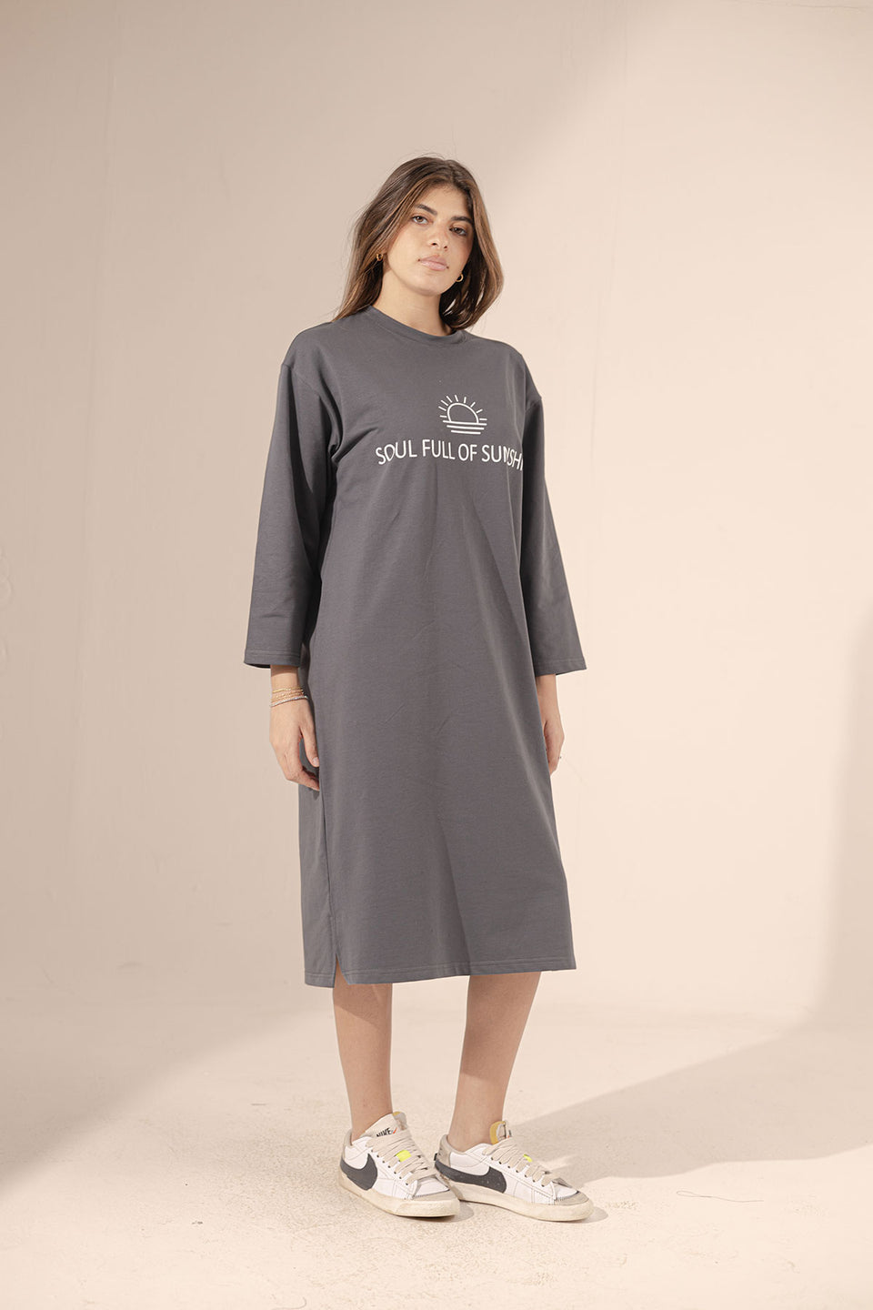 Grey Long T-shirt