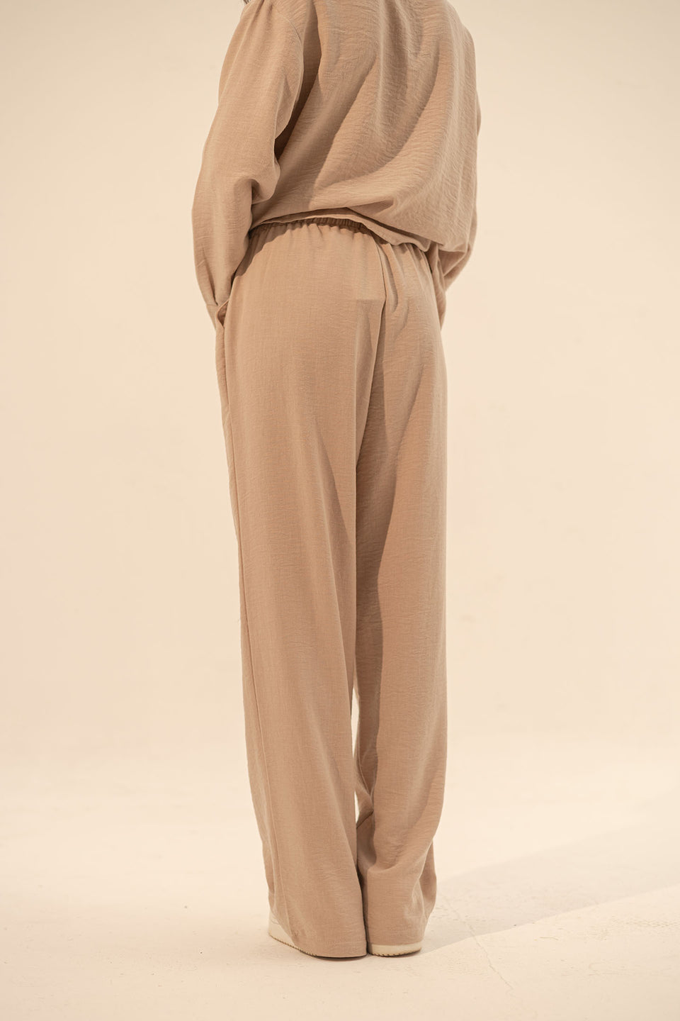 Coffe Linen Summer Comfort Pants