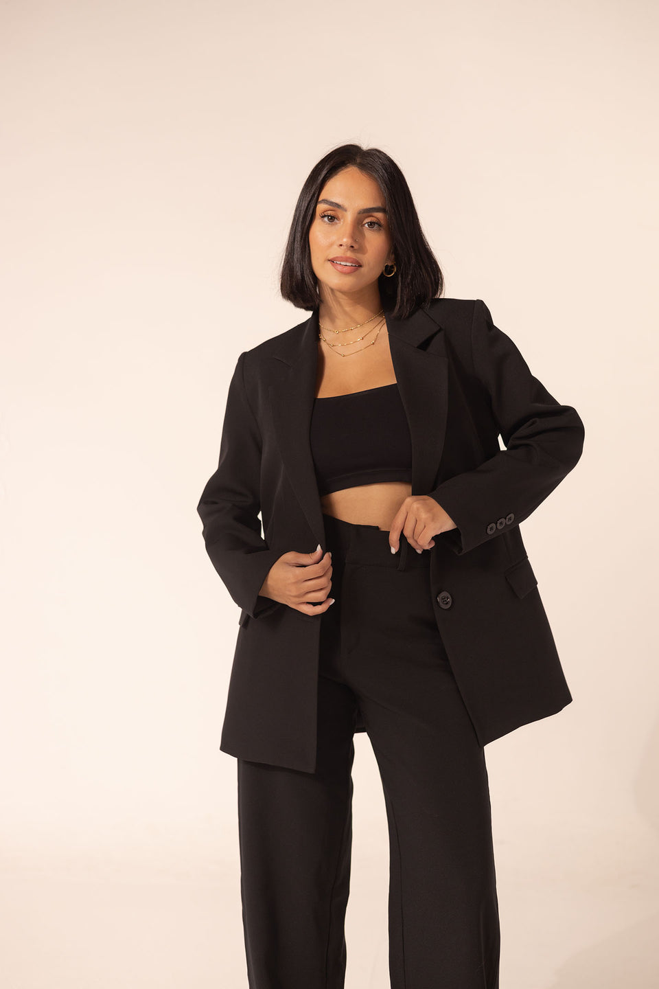 Black Premium TR Tailored Blazer