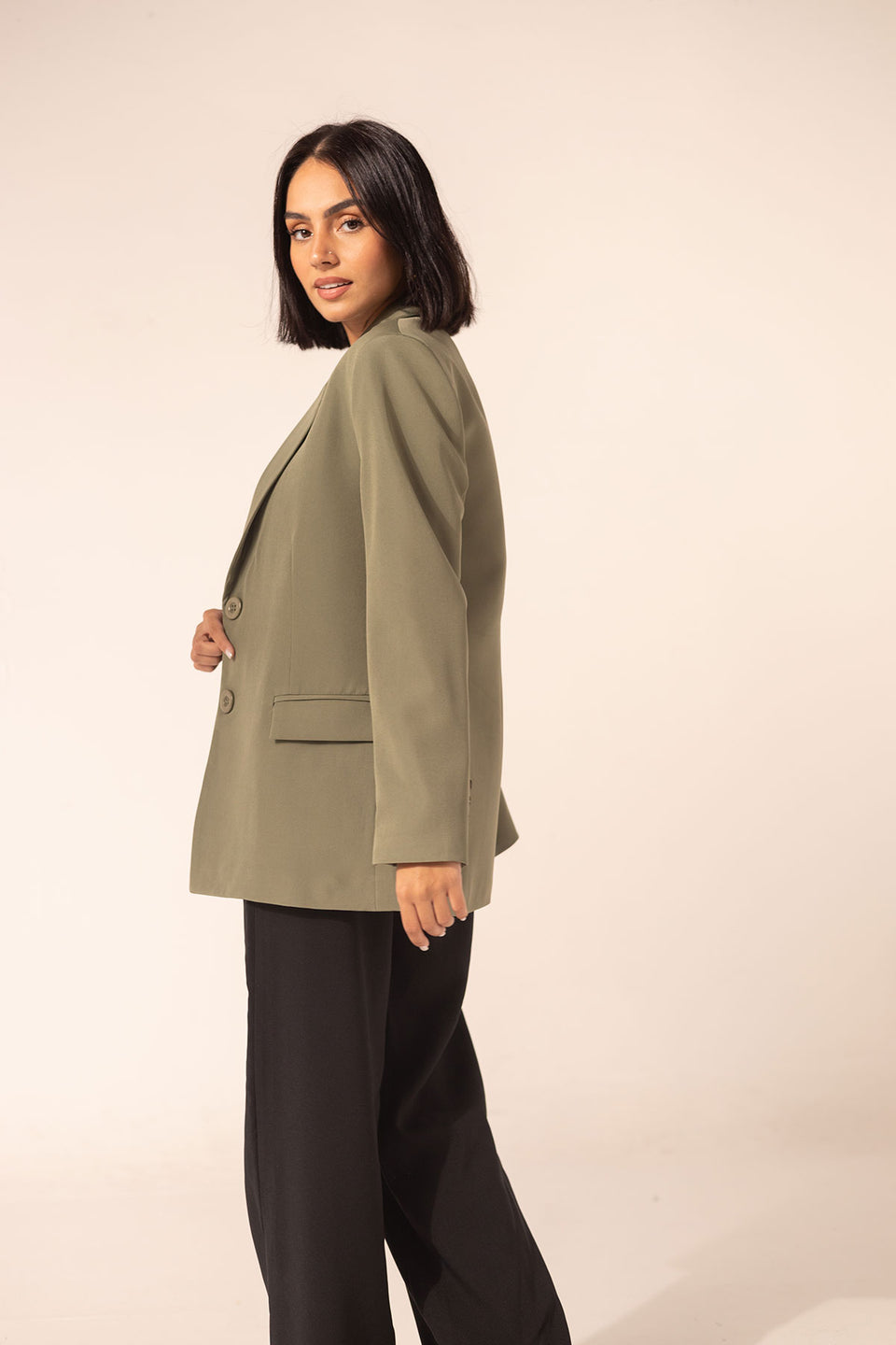 Olive Premium TR Tailored Blazer